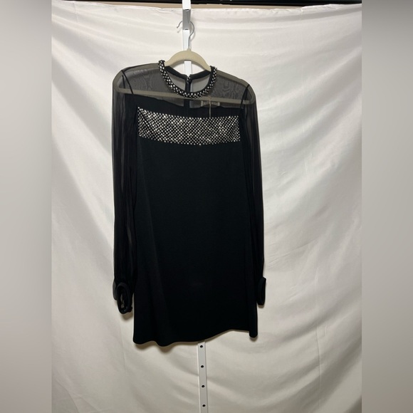 Emilio Pucci black silk mid-length luxury formal dress